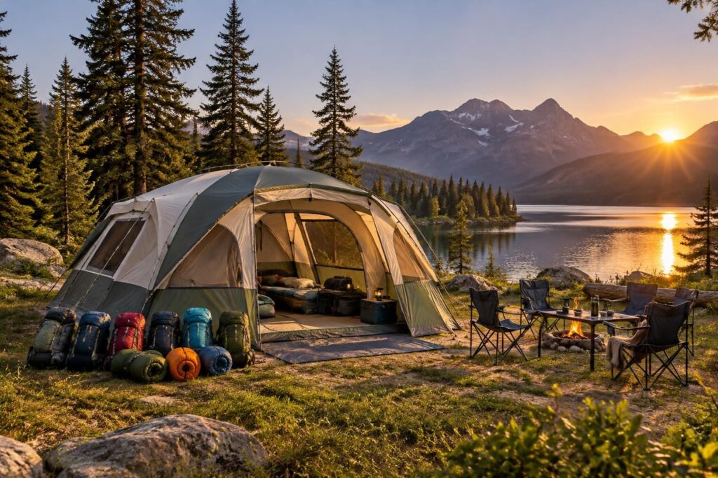 découvrez la tente de camping 6 places idéale pour allier espace, confort et convivialité, et vivre des aventures inoubliables en famille ou entre amis.