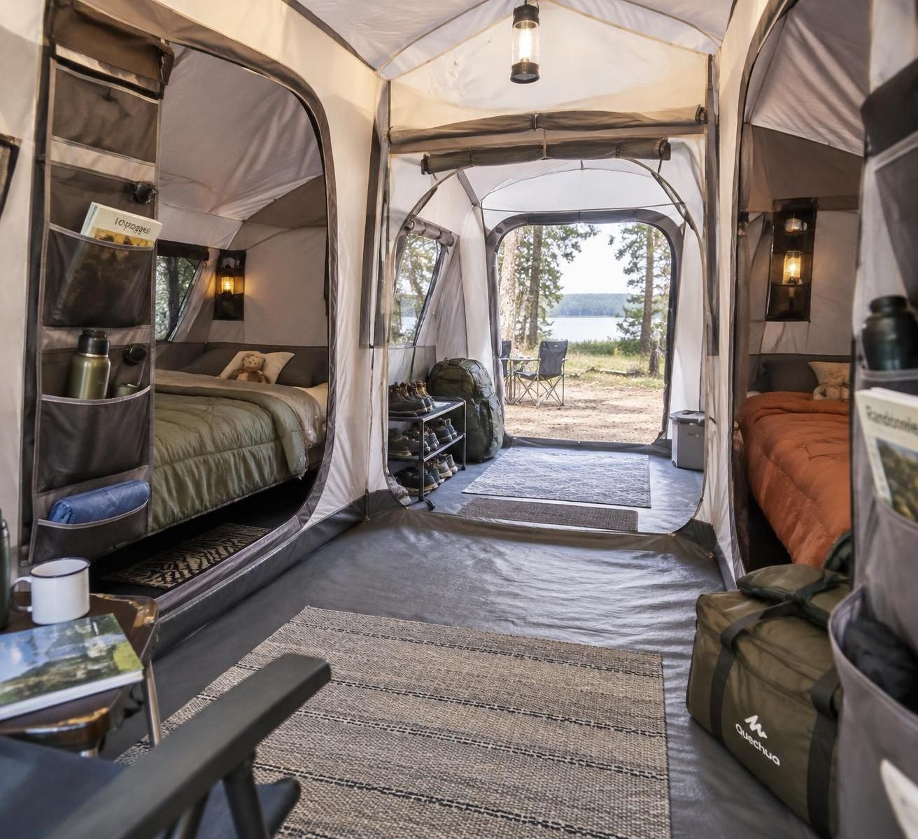 Tente de camping familiale : trouvez le modèle idéal pour des vacances inoubliables 20 découvrez comment choisir la tente de camping familiale idéale : capacité, confort et conseils pratiques pour des vacances inoubliables en plein air.